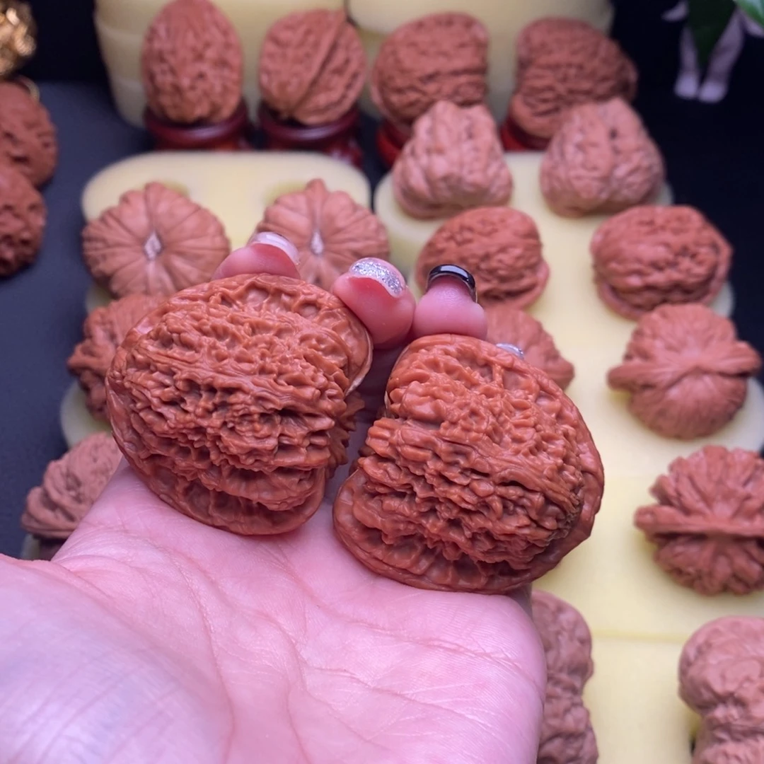把件文玩核桃柴****3三角疆蚂蚁拉丝全品42尺