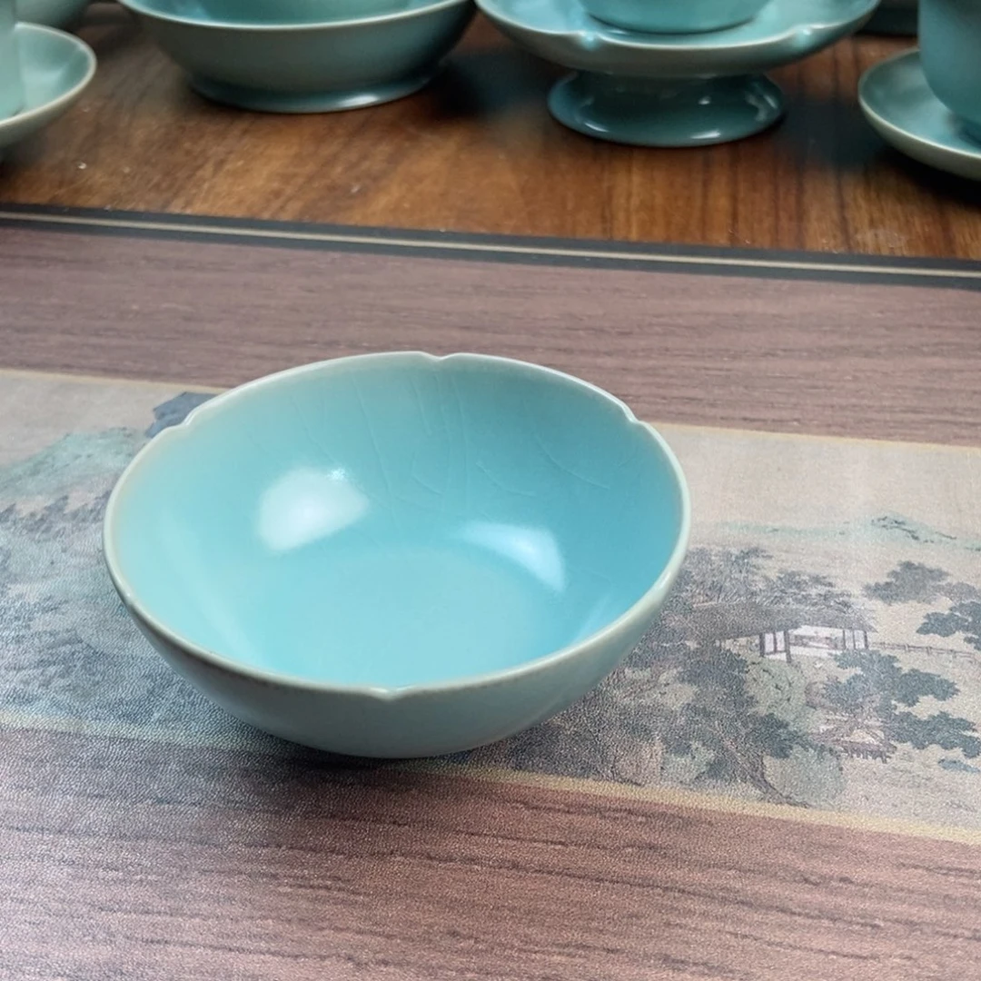 摆件原产地原矿汝瓷～茶器