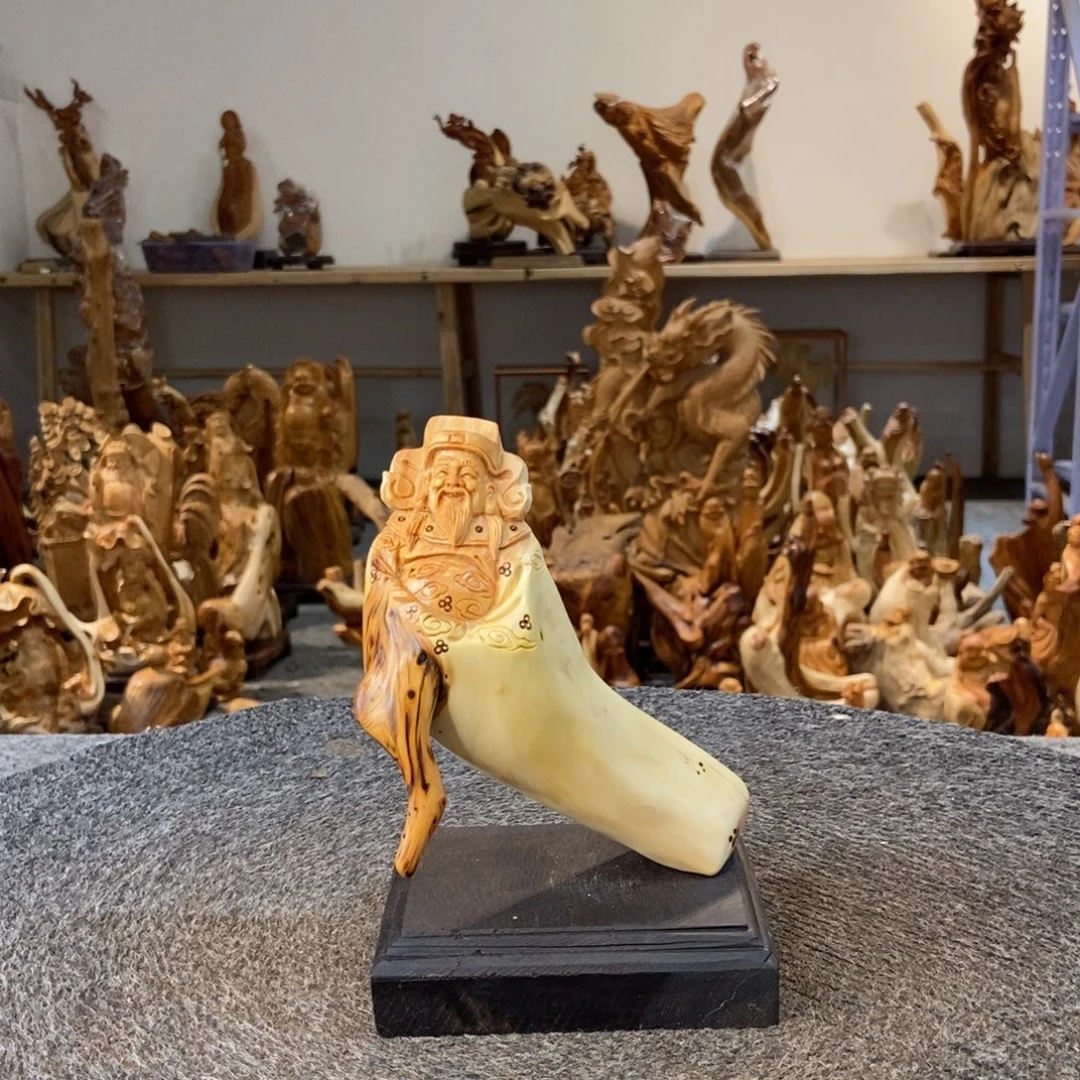 柏木（崖柏）太行崖柏根雕摆件