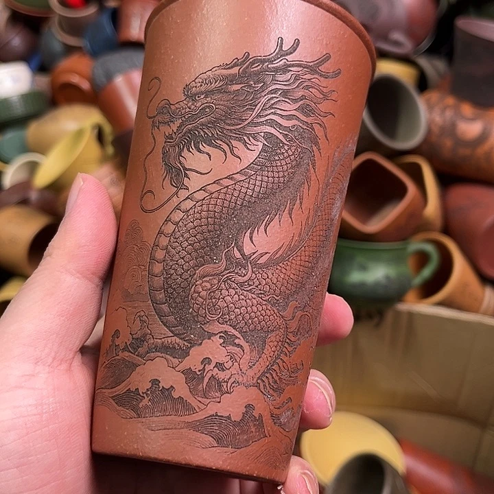 紫砂茶杯全手工紫砂主人杯