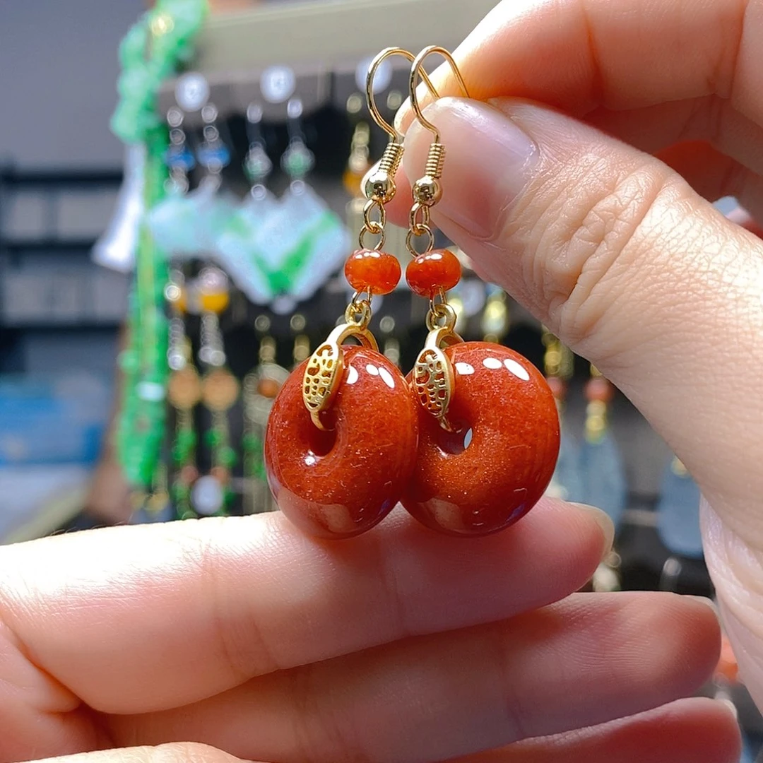 未镶嵌翡翠耳饰翡翠