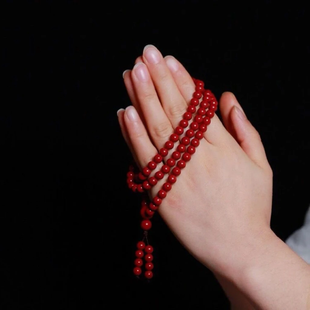 朱砂多圈手串 吉祥招福纳发 -MS-2A