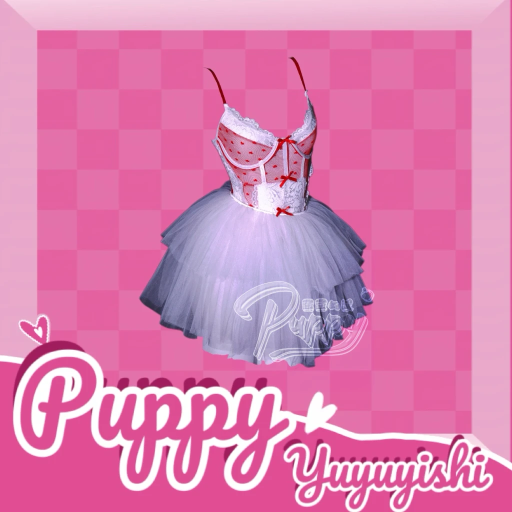 YYYS【纯欲医夏】制服蕾丝蝴蝶结束身衣性感套装法式浪漫公主美少女