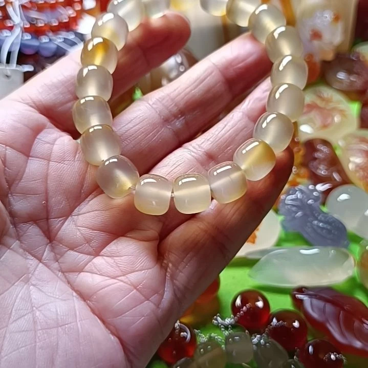 平***达玛瑙/玉髓颈饰未镶嵌