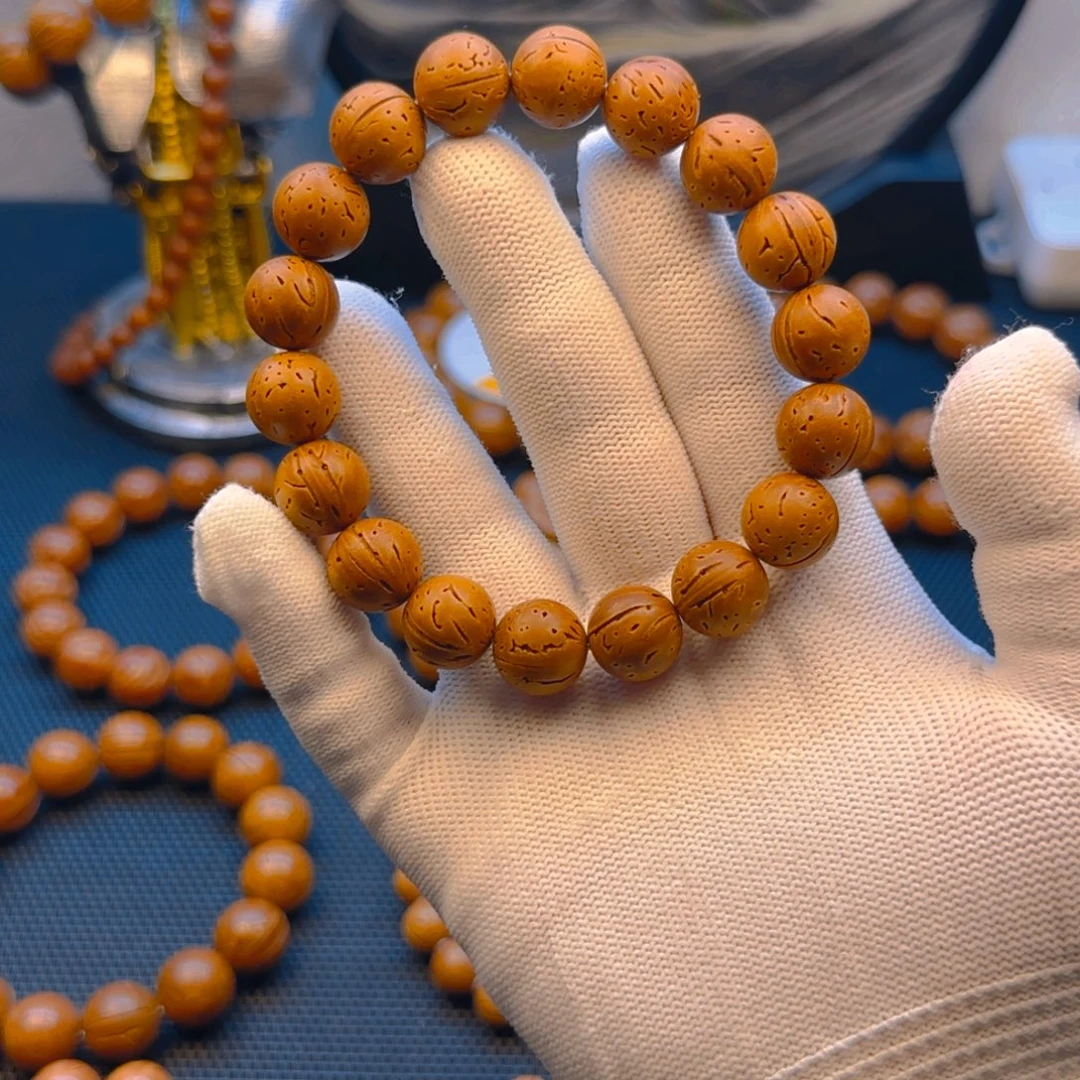 桃核手串13尺寸东北桃核