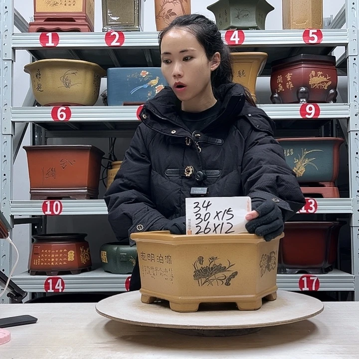 紫砂花盆紫砂花盆