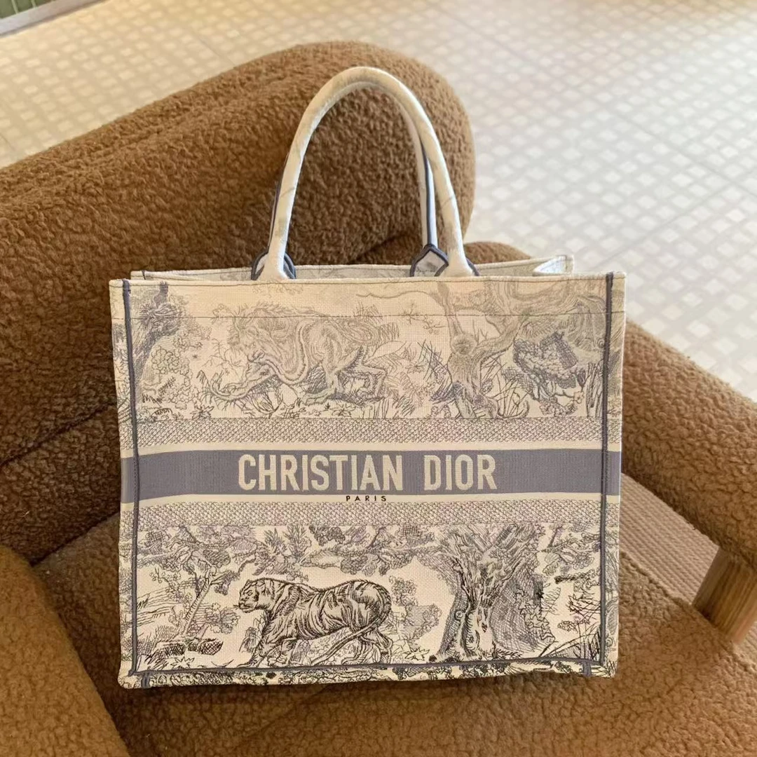 95新 DIOR/迪奥 壹臻/动物园tote大号 81963990