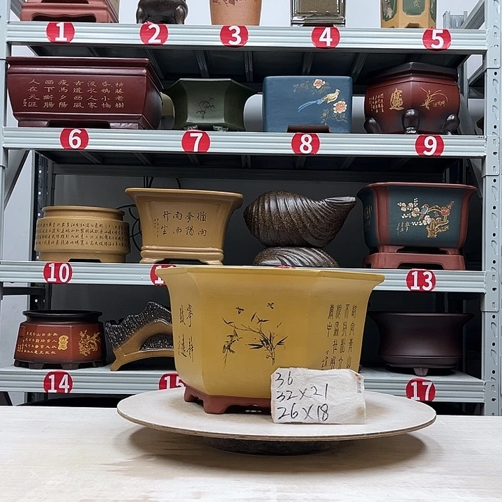 紫砂花盆紫砂花盆