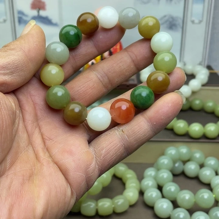 和田玉未镶嵌手链