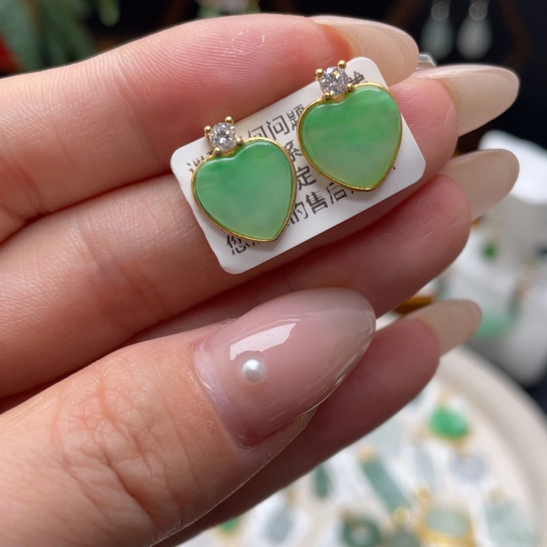 翡翠银S925镶嵌颈饰