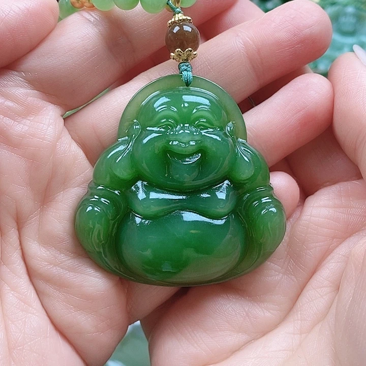 和田玉颈饰未镶嵌不**鲜