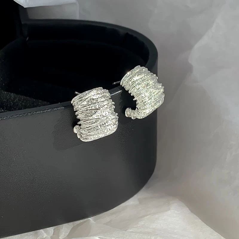 合金耳饰 149少女风日韩C型设计耳钉时尚简约小众