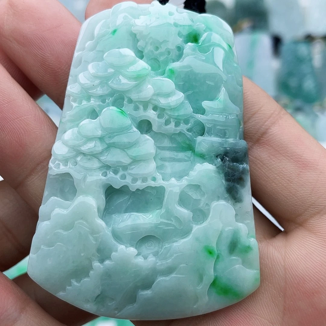 颈饰未镶嵌翡翠翡翠