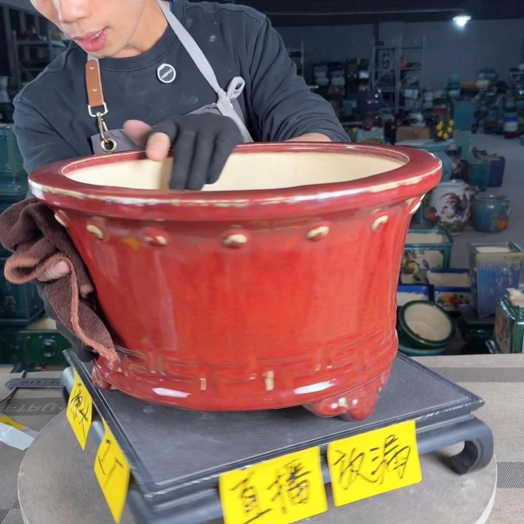 一风堂石湾花盆。微瑕189