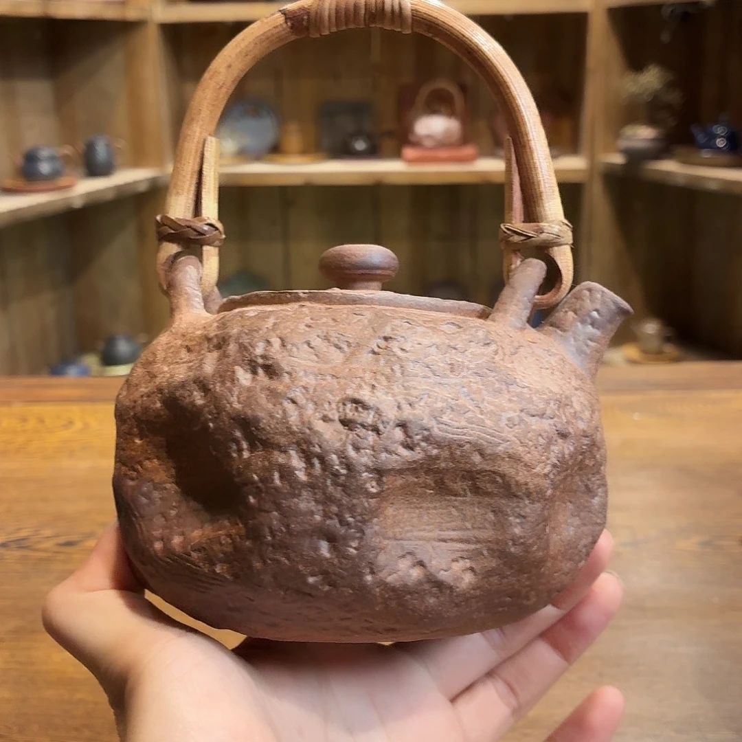 柴烧老岩泥茶器皿