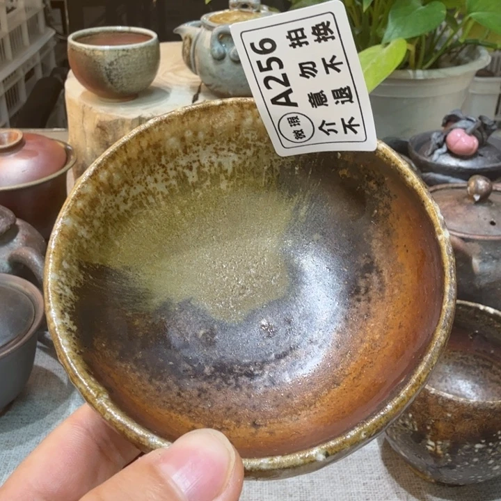 陶盘柴烧福利心哦多多