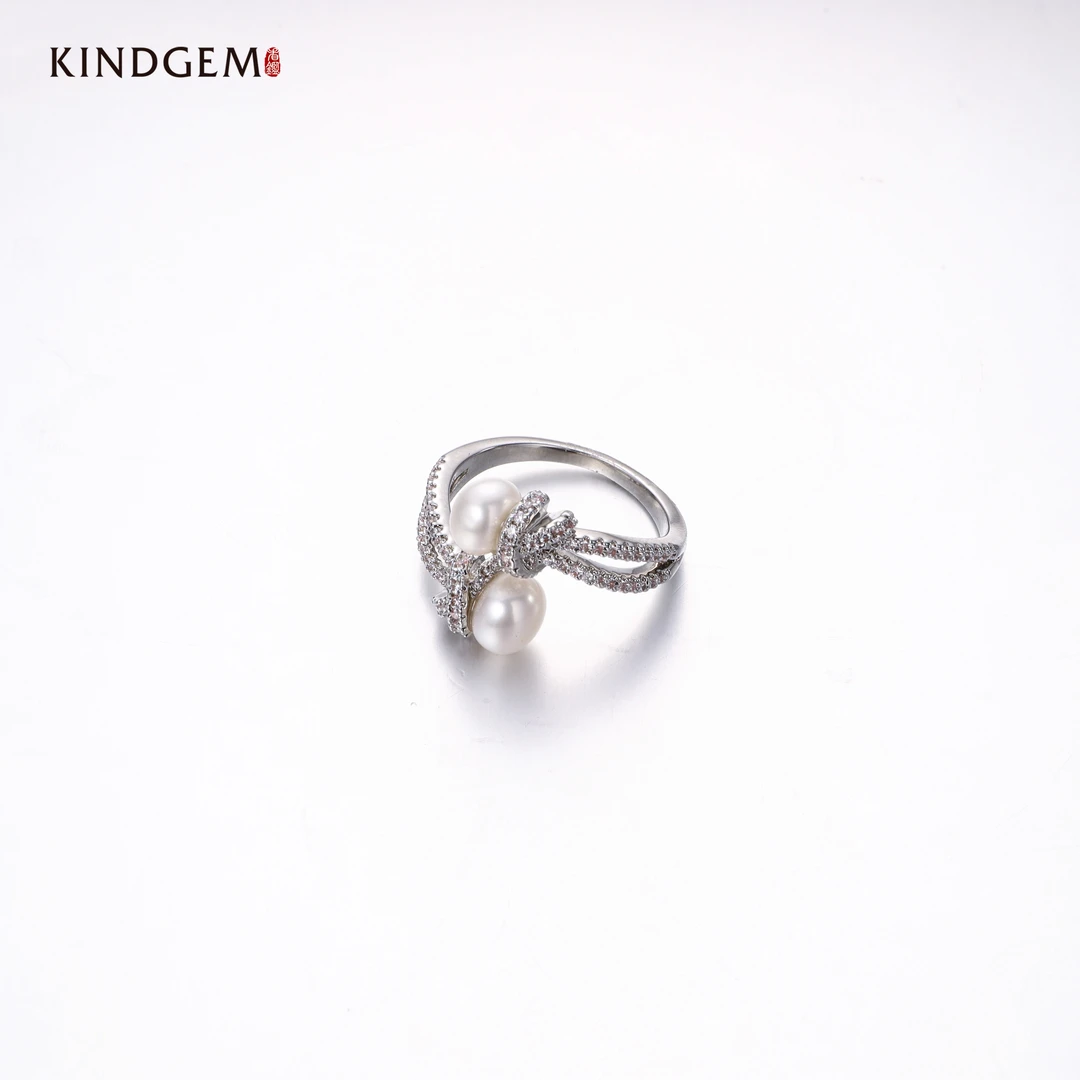 铜合金仿珍珠戒指 CX56XIPC-26987个性精致百搭高级感简约戒指