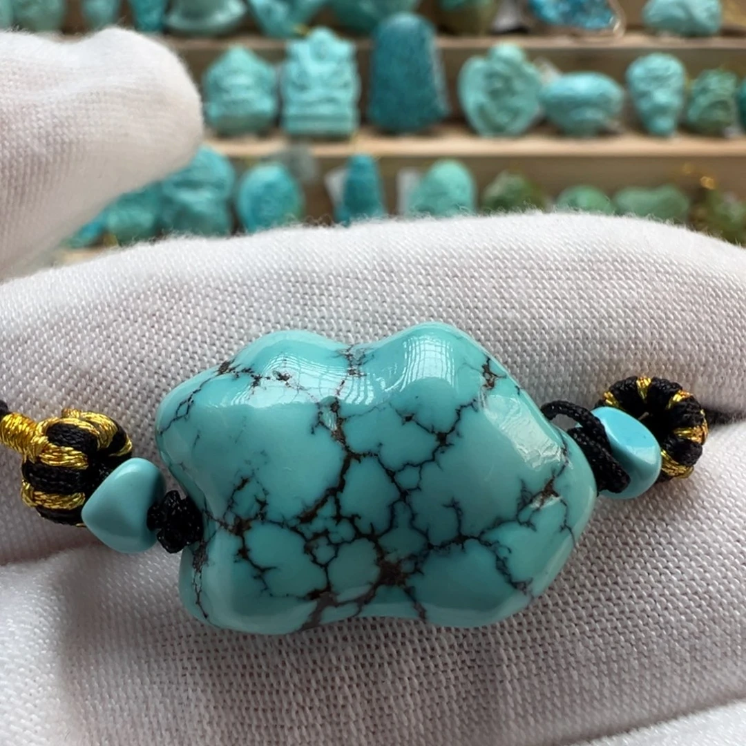 绿松石未镶嵌配饰16.2*22.4