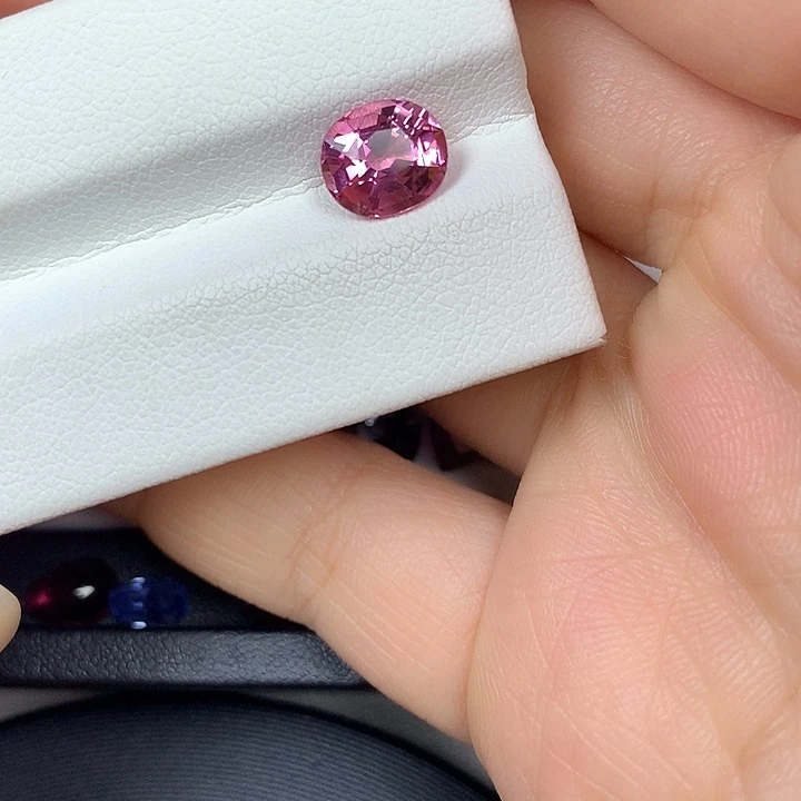 未镶嵌碧玺裸石1.82ct阿富汗粉碧玺