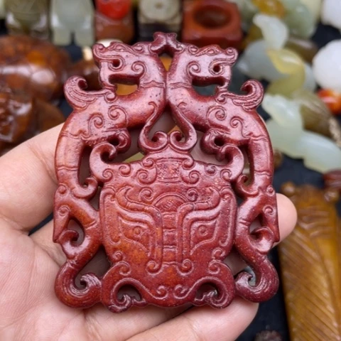 和田玉未镶嵌颈饰60