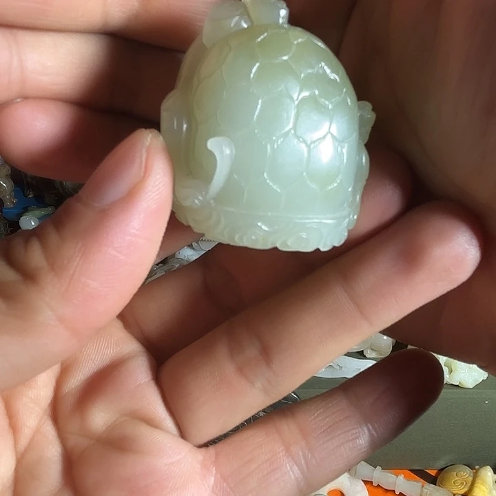 老***）和田玉未镶嵌挂件