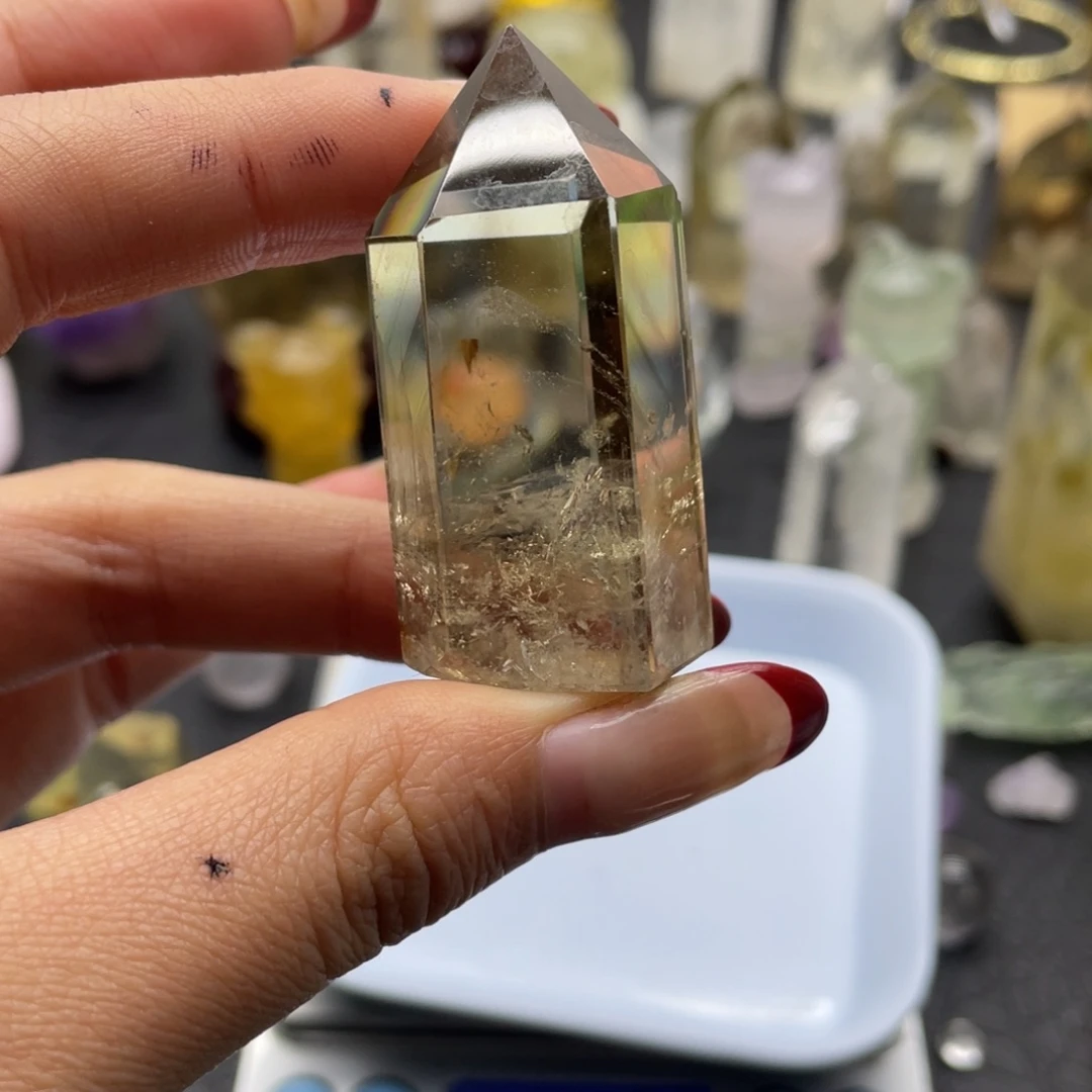 水晶89未镶嵌b****h茶水晶柱