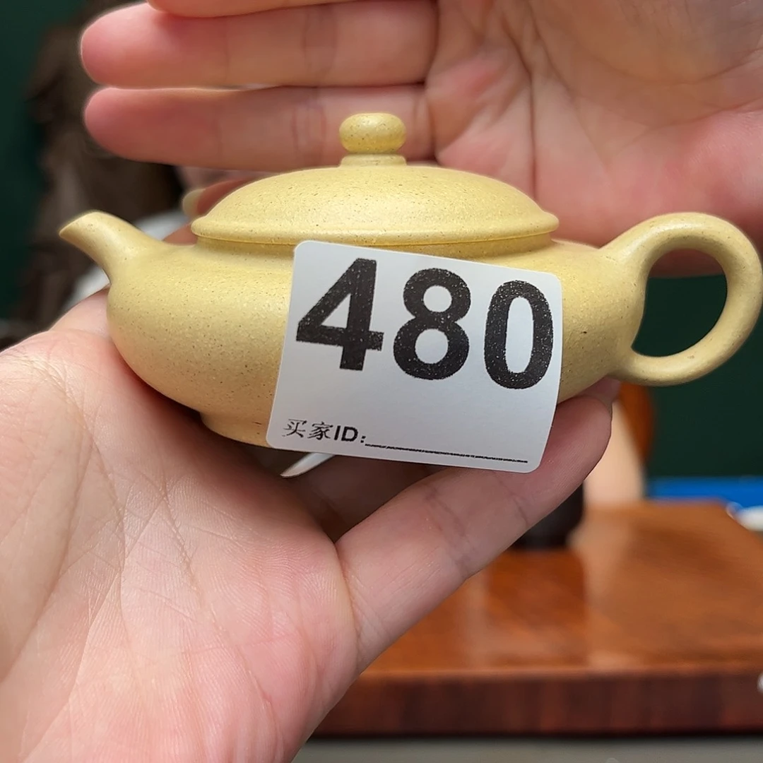 紫砂茶宠本绿480