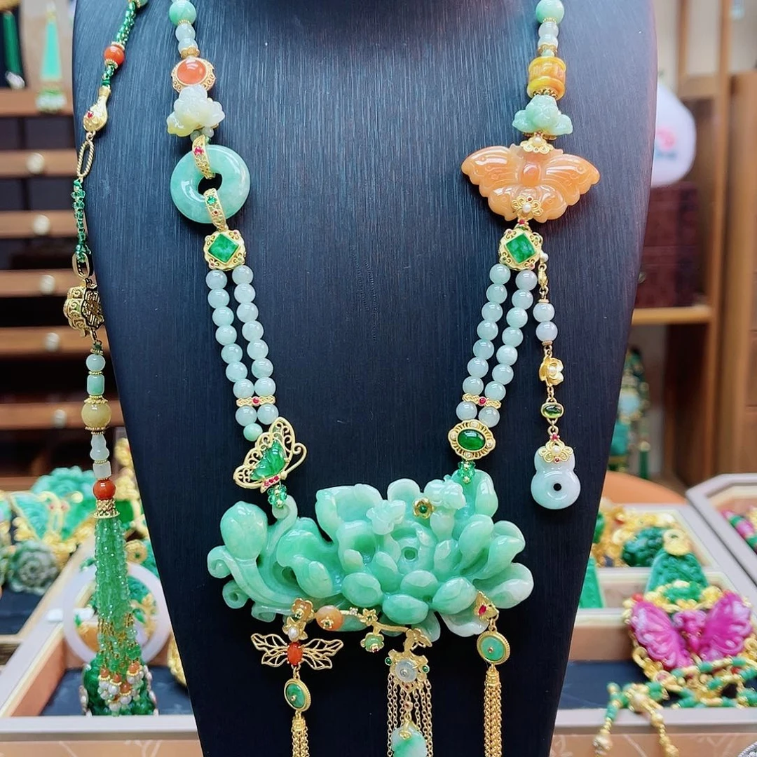 颈饰合金翡翠48小时鉴赏期1