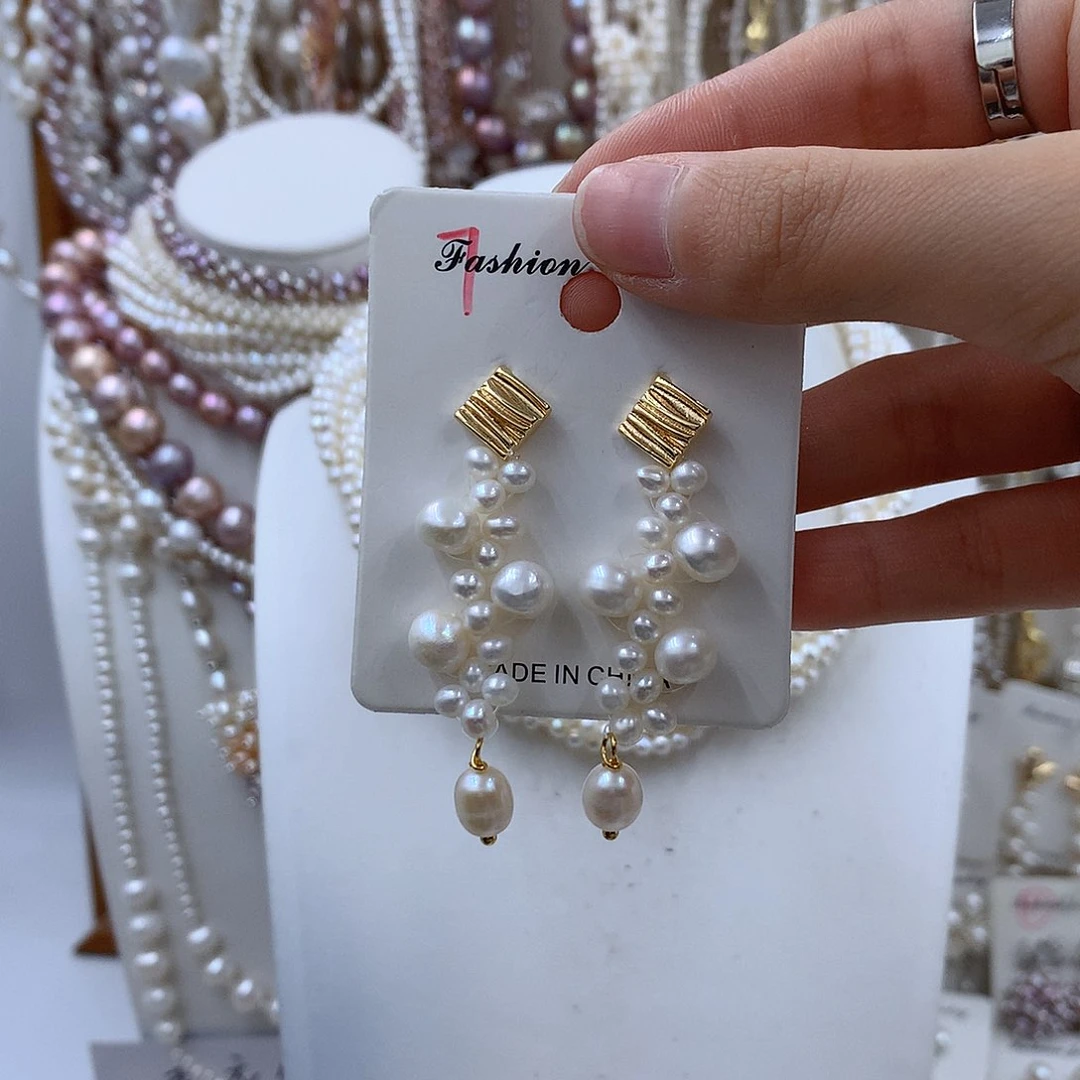 颈饰合金淡水珍珠