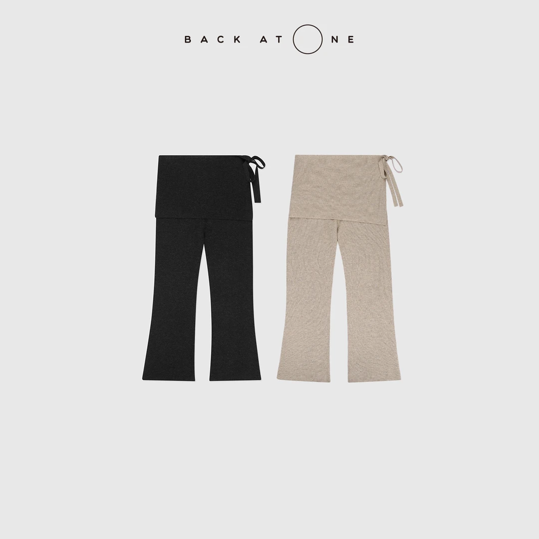 BACKATONE“宝藏女孩系列”可拆卸P帘针织裤 BFF-2AI593H/2AI601H-K