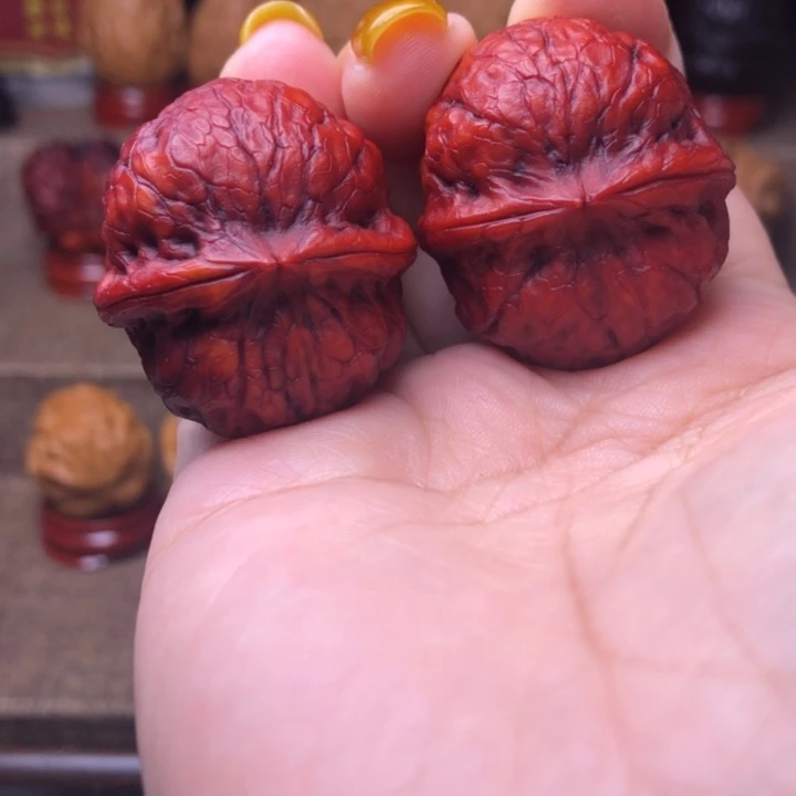 文玩核桃把件29号钢蛋萌萌包34尺