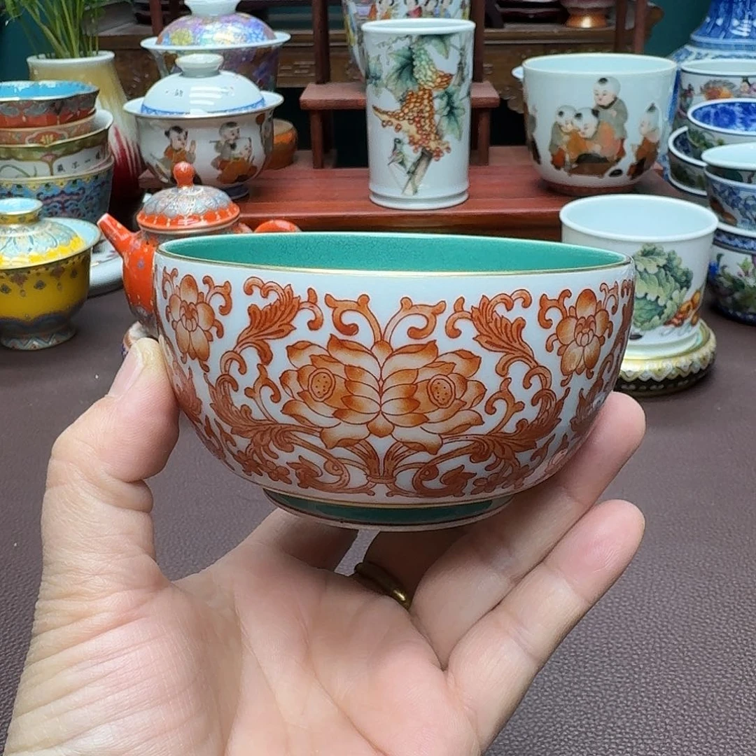 瓷片景德镇仿古手工制作精品展示