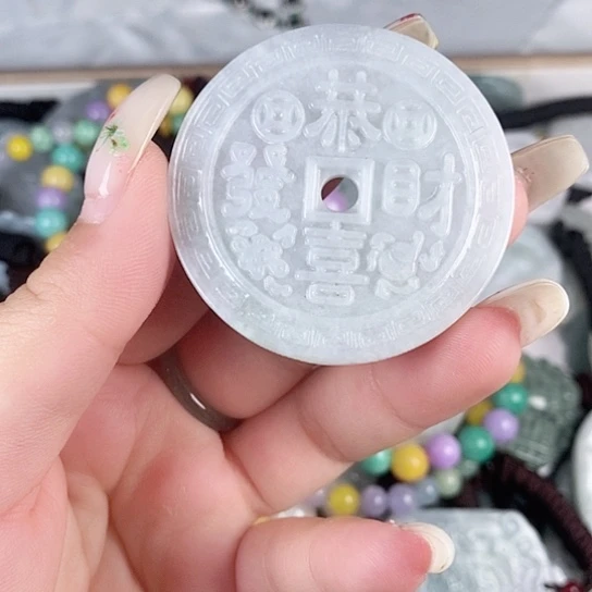 翡翠未镶嵌颈饰天然翡翠