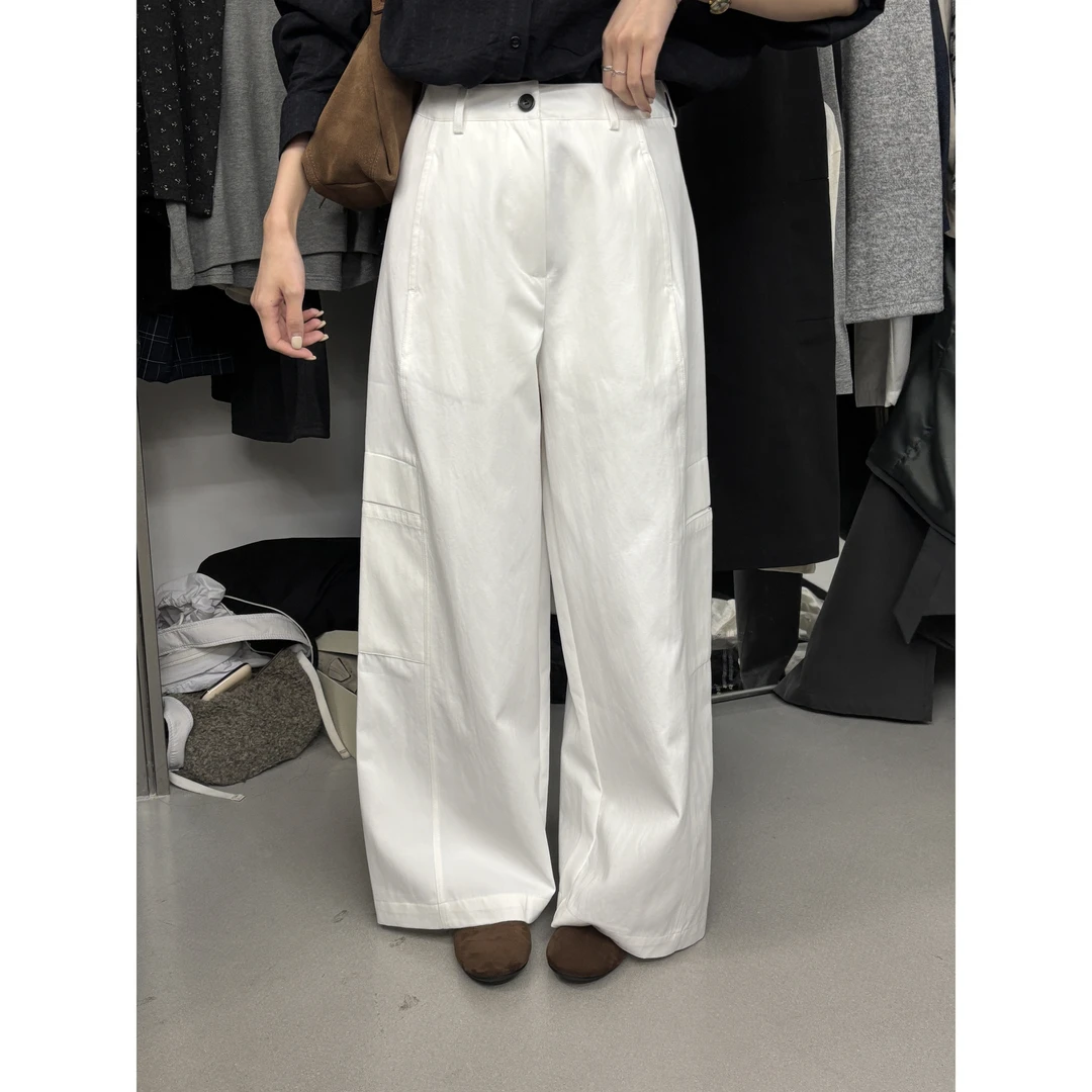 J-L1592#韩系通勤百搭压线显瘦休闲裤（福利）