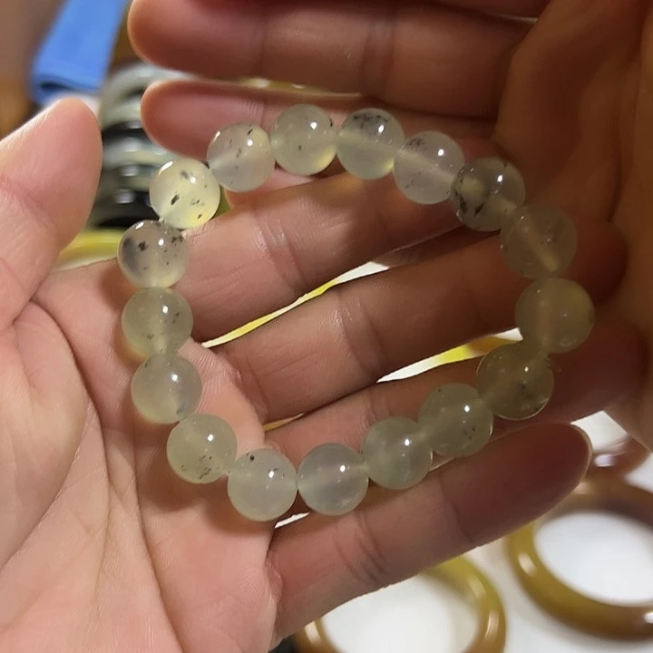 蛇纹石玉未镶嵌手链