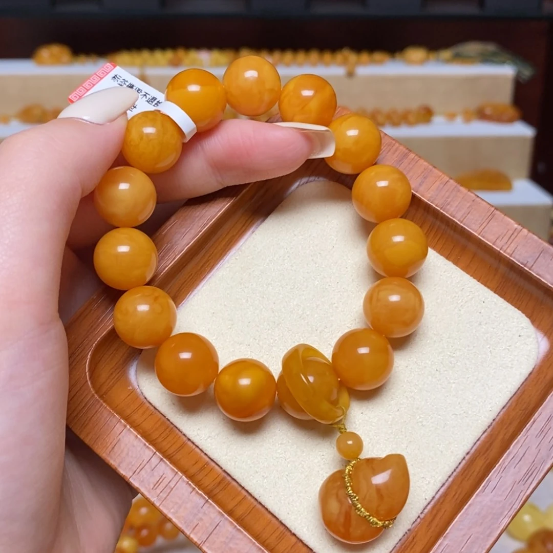 【闪购商品】未镶嵌蜜蜡手链手串