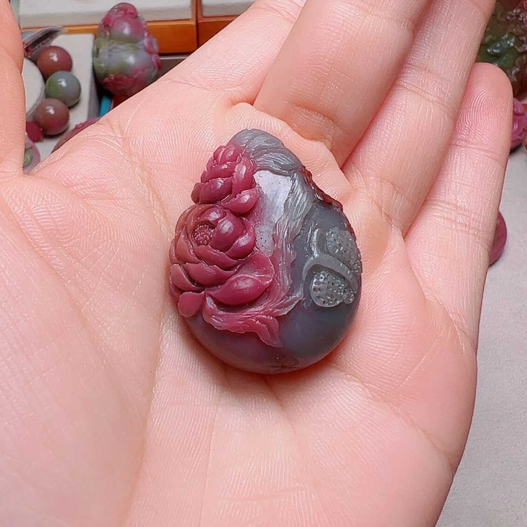 未镶嵌盐源定制石英质玉平