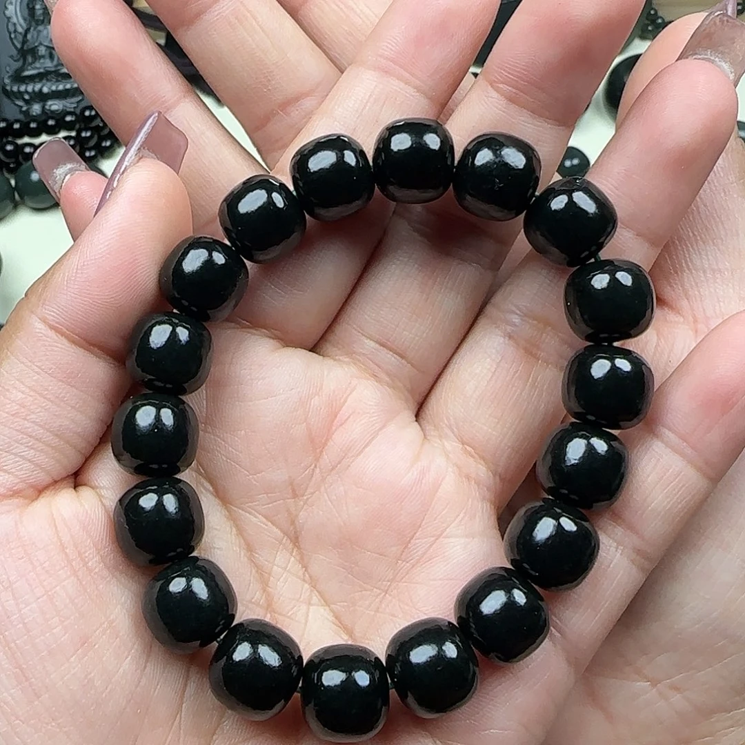 时***.和田玉未镶嵌手串