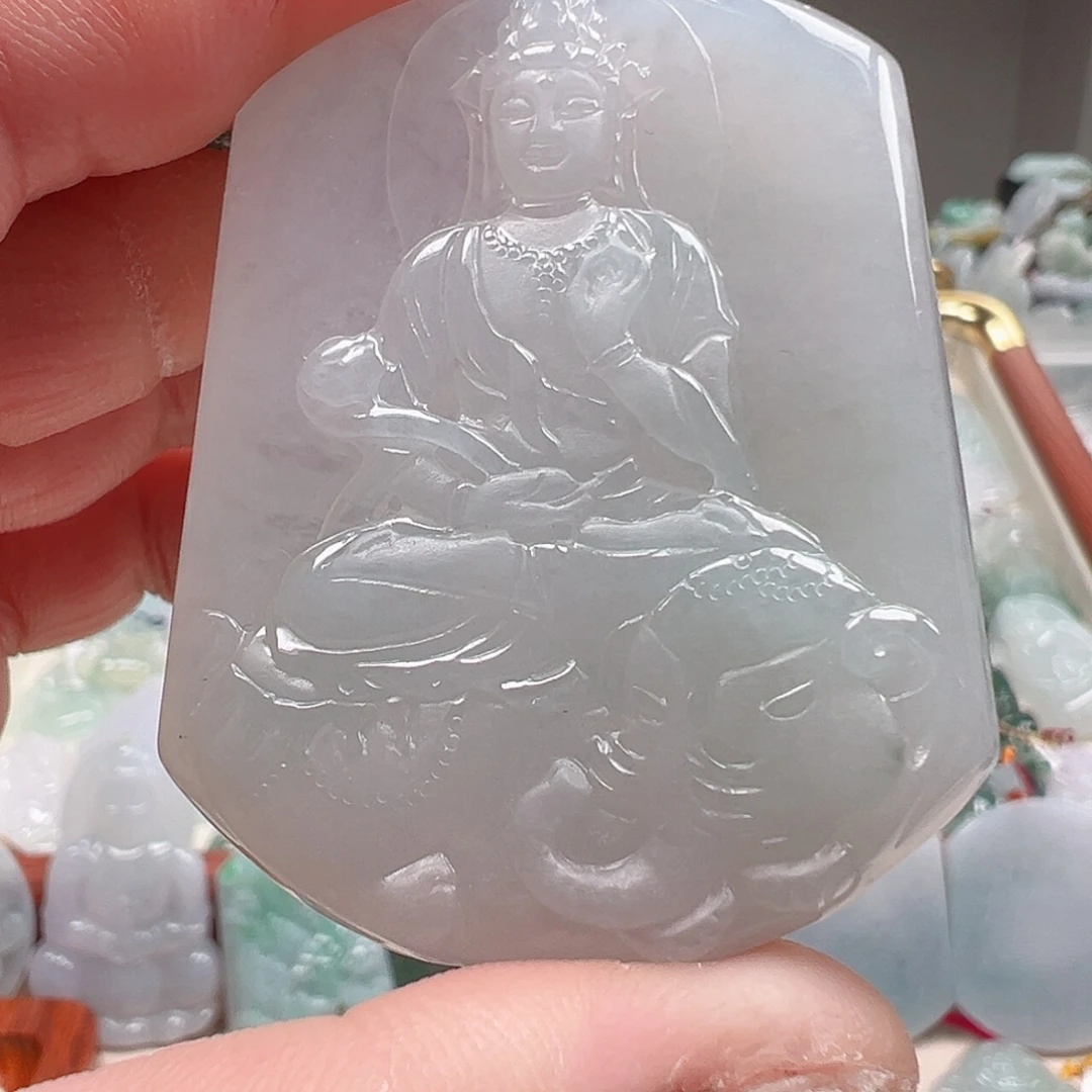 翡翠未镶嵌颈饰吊坠