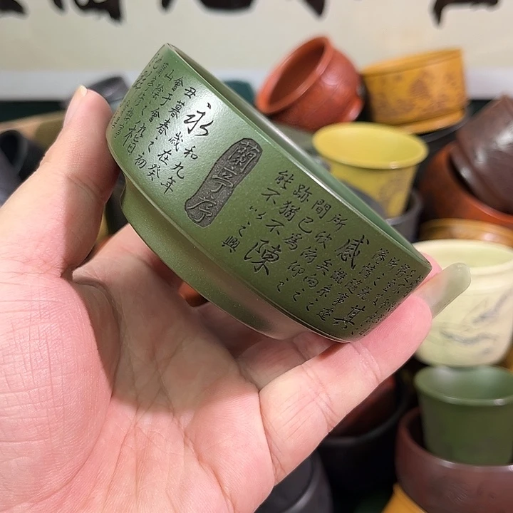 茶杯紫砂全手工紫砂主人杯