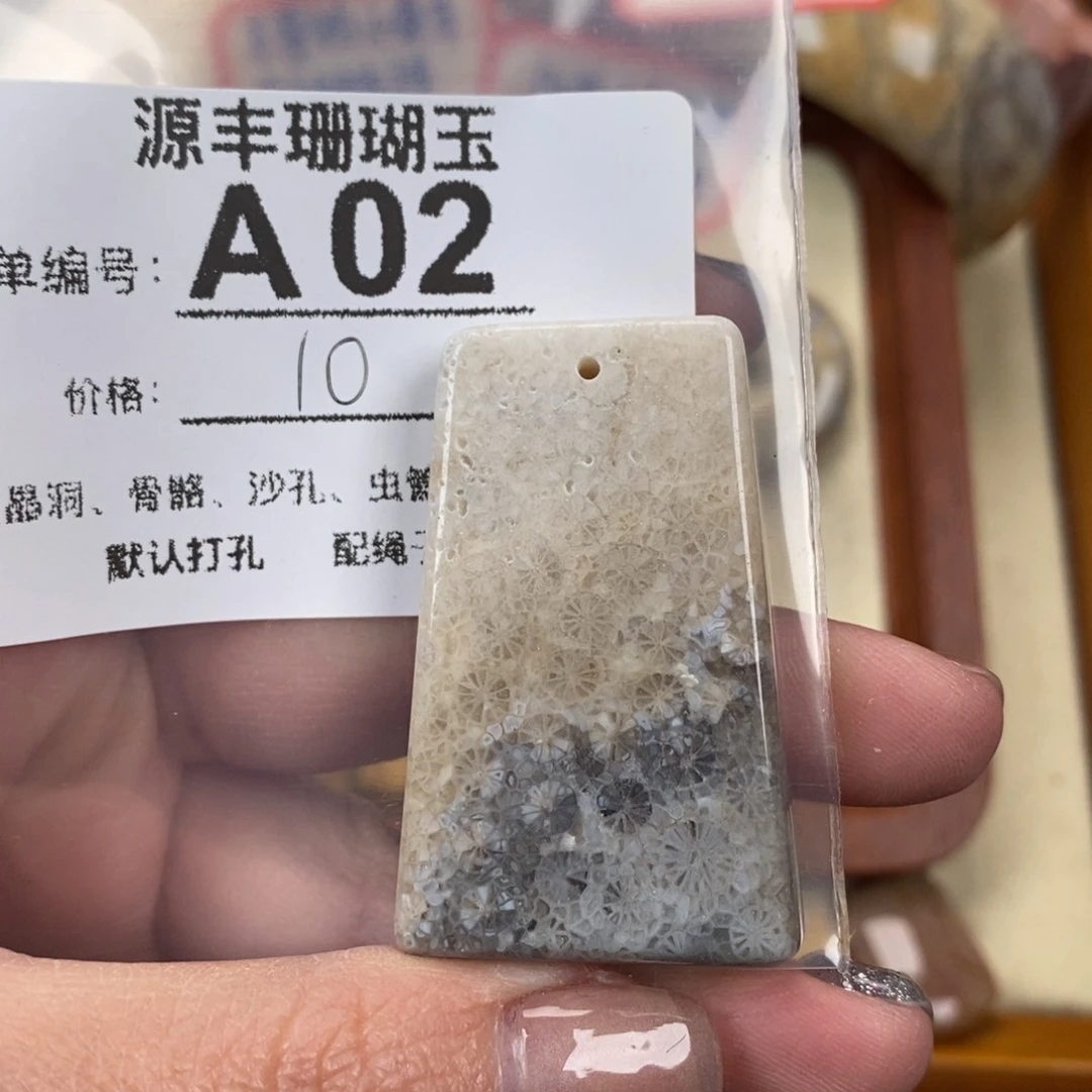 硅化玉颈饰未镶嵌栀*欣