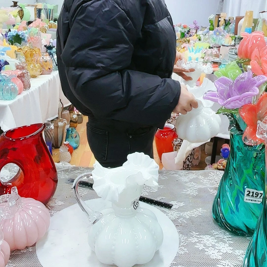 福利不退不退琉璃花瓶艺术品