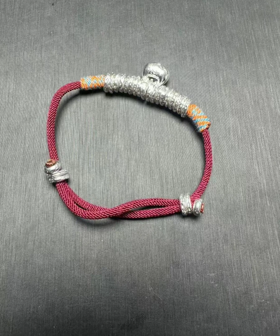 足银坊实心精品手链17g  银色手链(无礼盒)YZ045精美时尚气质