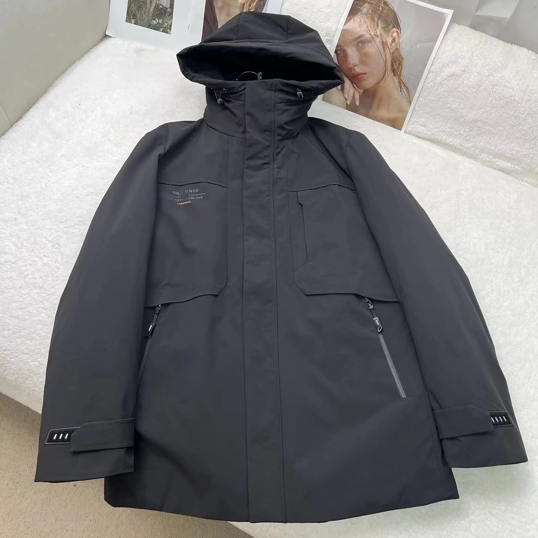 冬季新款百搭高级感休闲连帽羽绒服 H2103