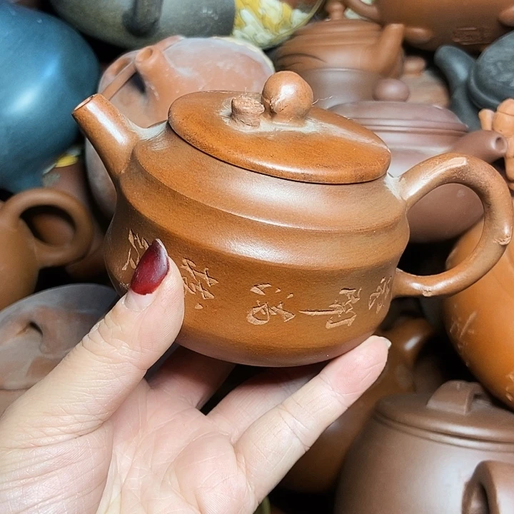 全手工制作宜兴紫砂茶壶