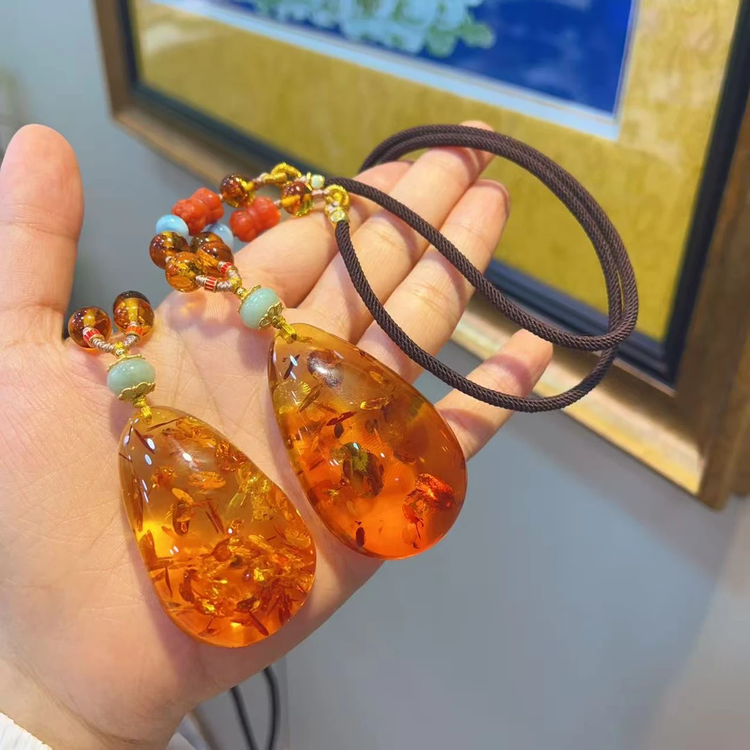 【李哥推荐】花珀吊坠@ZY51007018@多样性发一