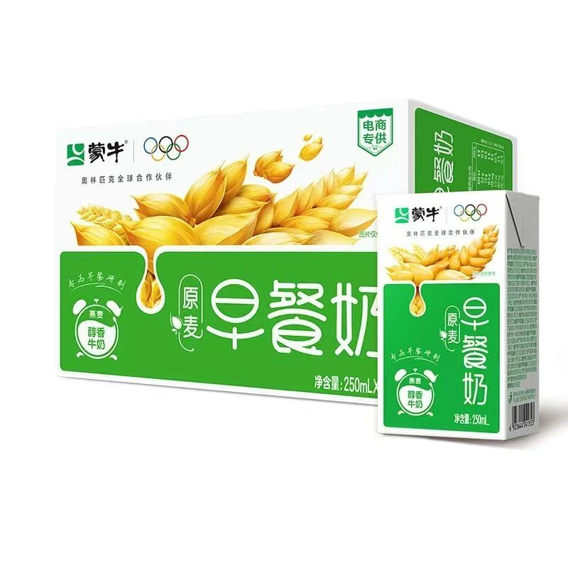 蒙牛早餐奶麦香味（250ml*24盒）/箱 1735