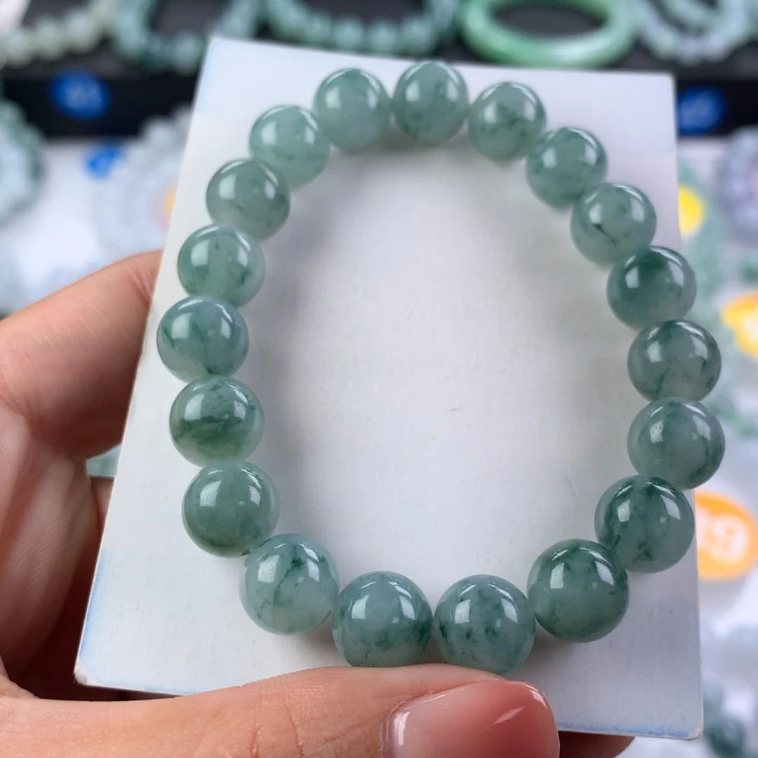 翡翠未镶嵌手链卡10