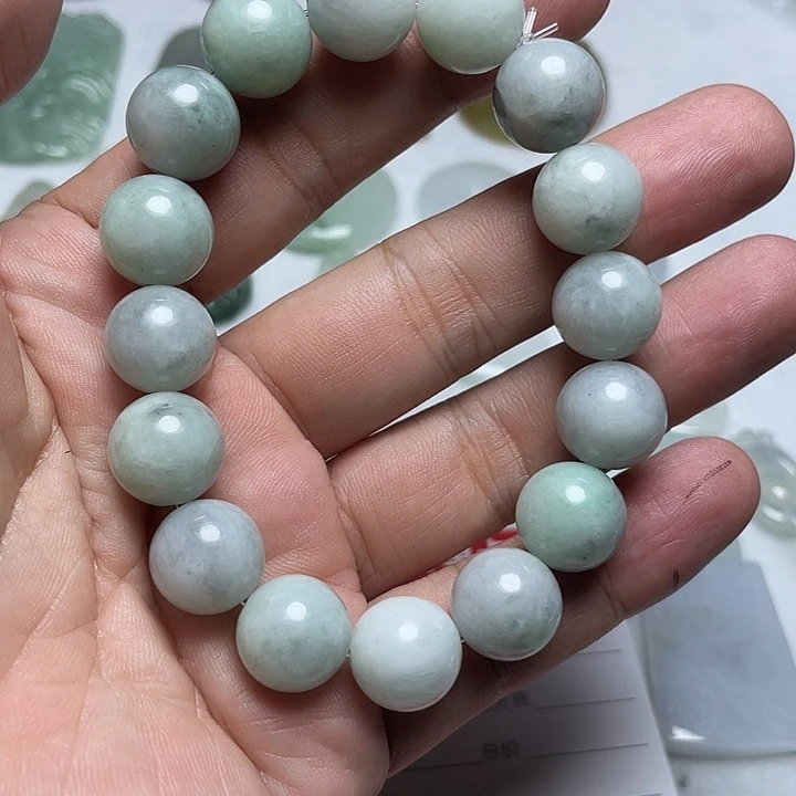 翡翠未镶嵌颈饰手串13