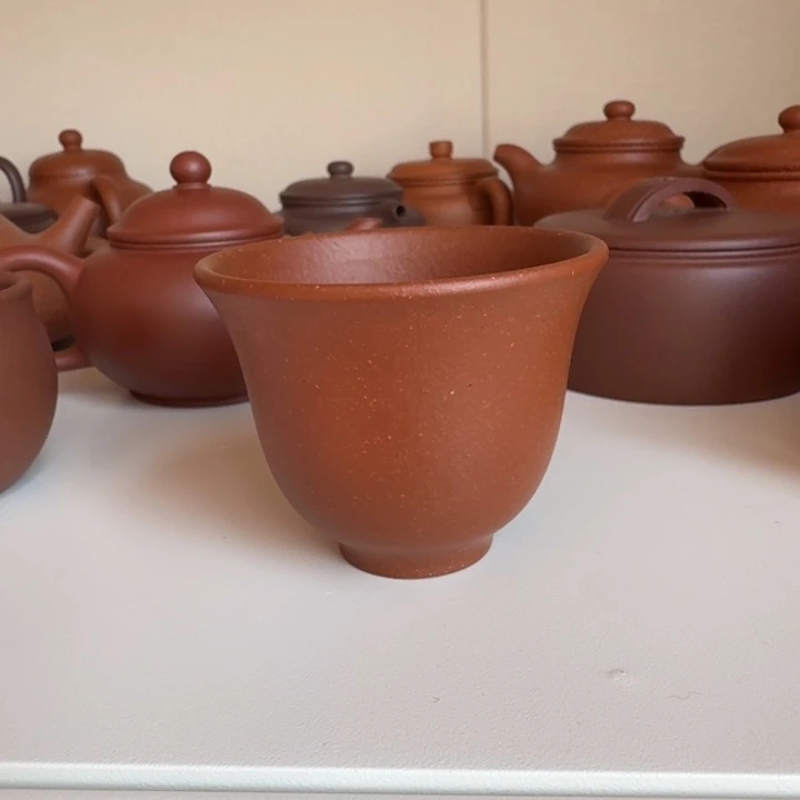 紫砂茶壶将坡杯子两个100cc
